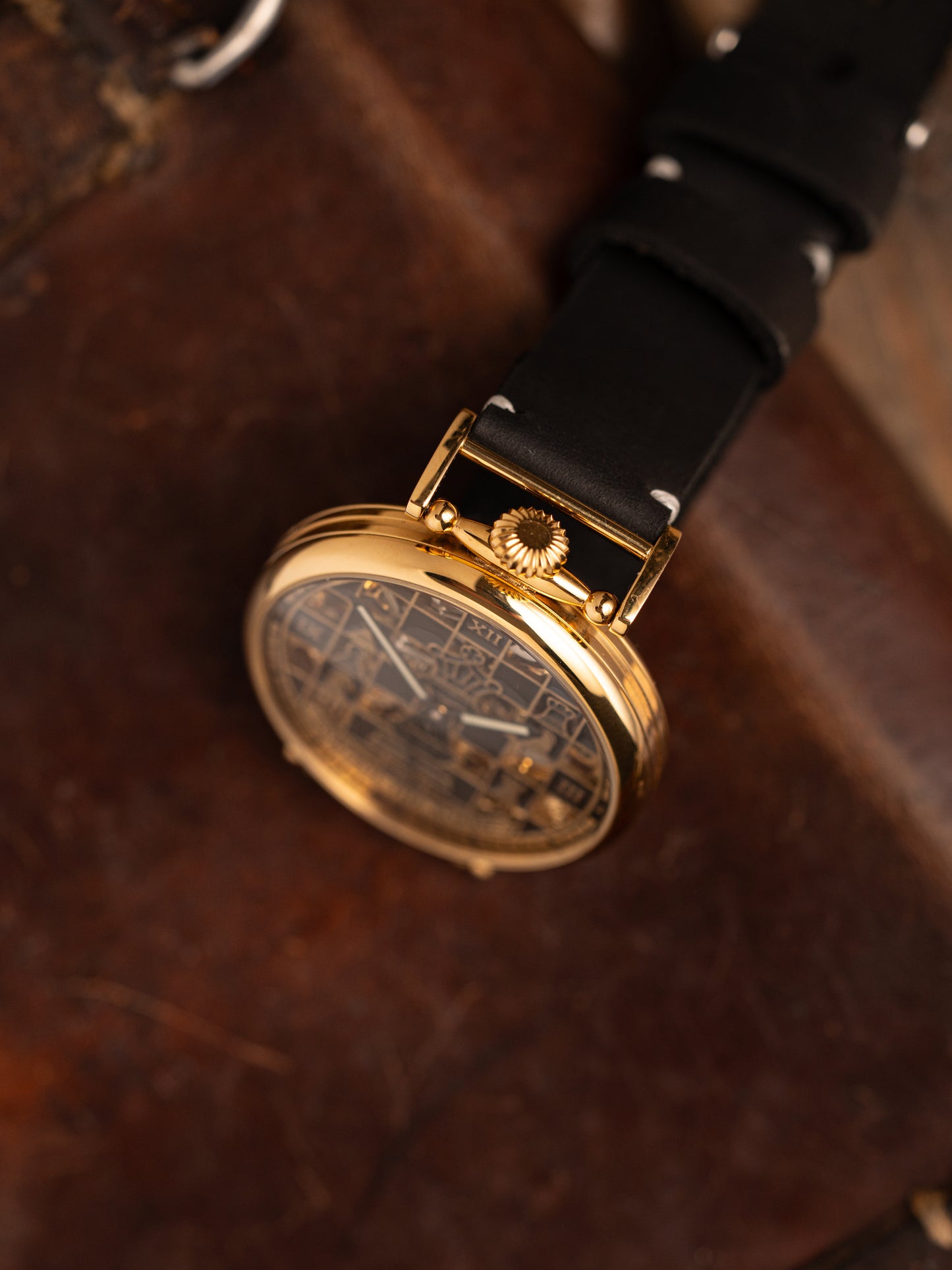 KINGS GAMBIT – Handmade Skeleton Chess Watch