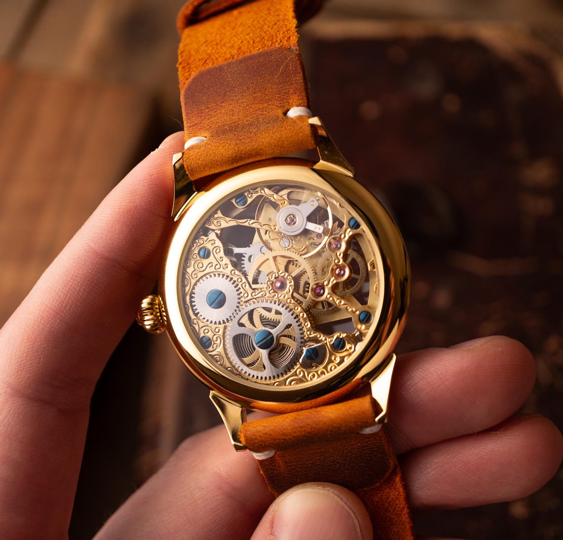 Personalized watch "Masonic", mechanical watch