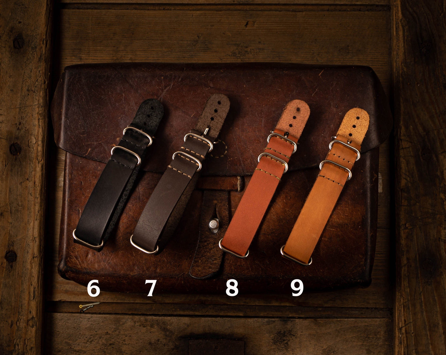 Handmade leather strap