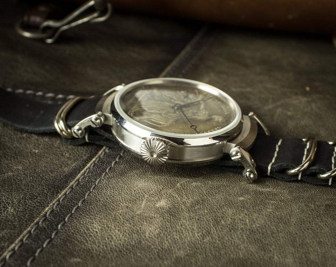Exclusive Marriage watch, "Una and Lion" vintage movement