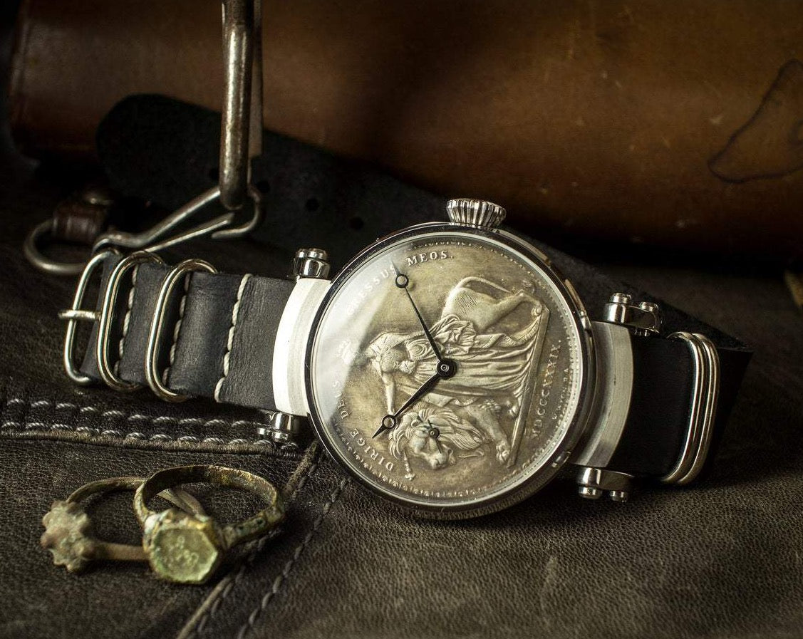 Exclusive Marriage watch, "Una and Lion" vintage movement