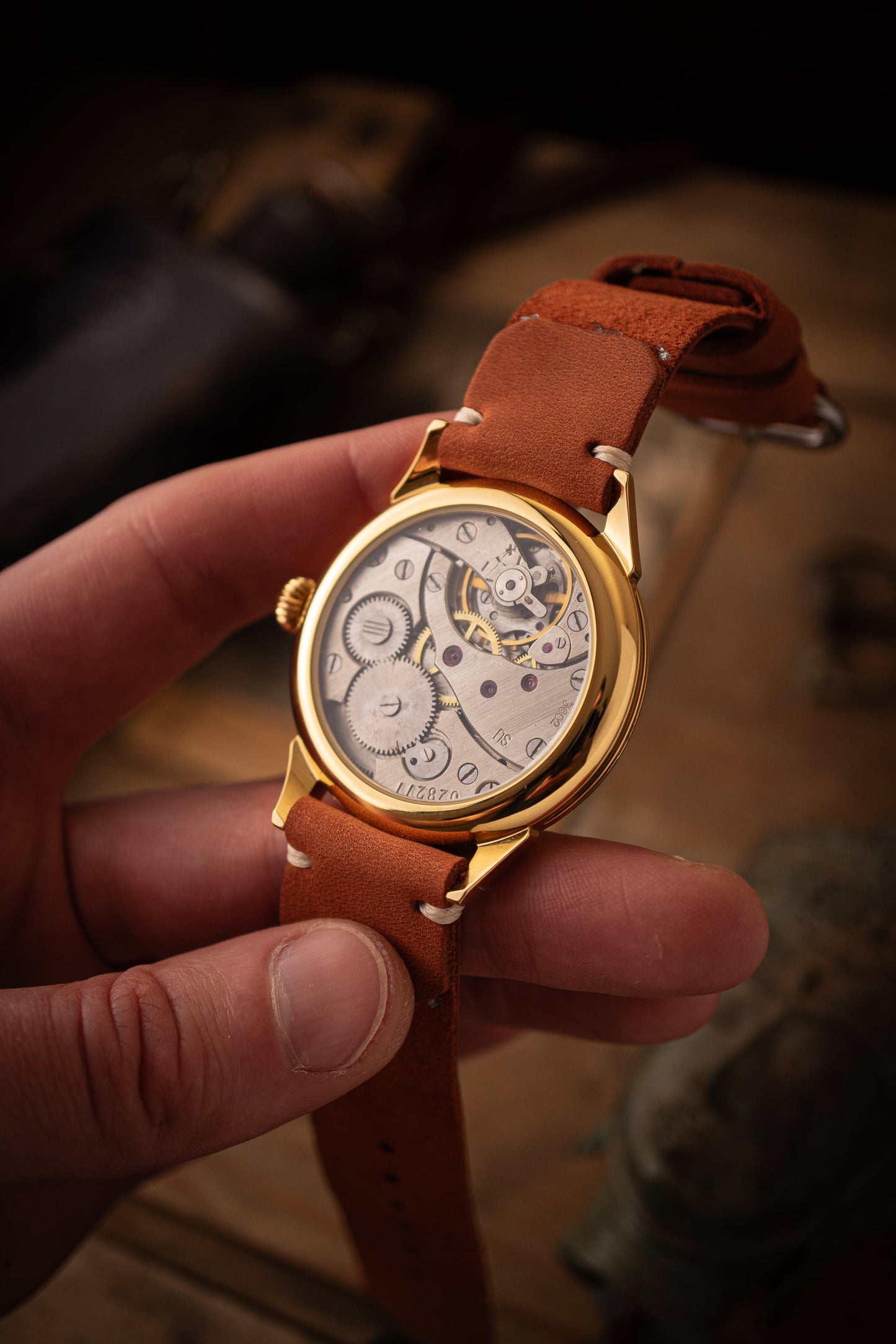 VINTAGE WATCH " Golden Aztec calendar ", mechanism 1980s