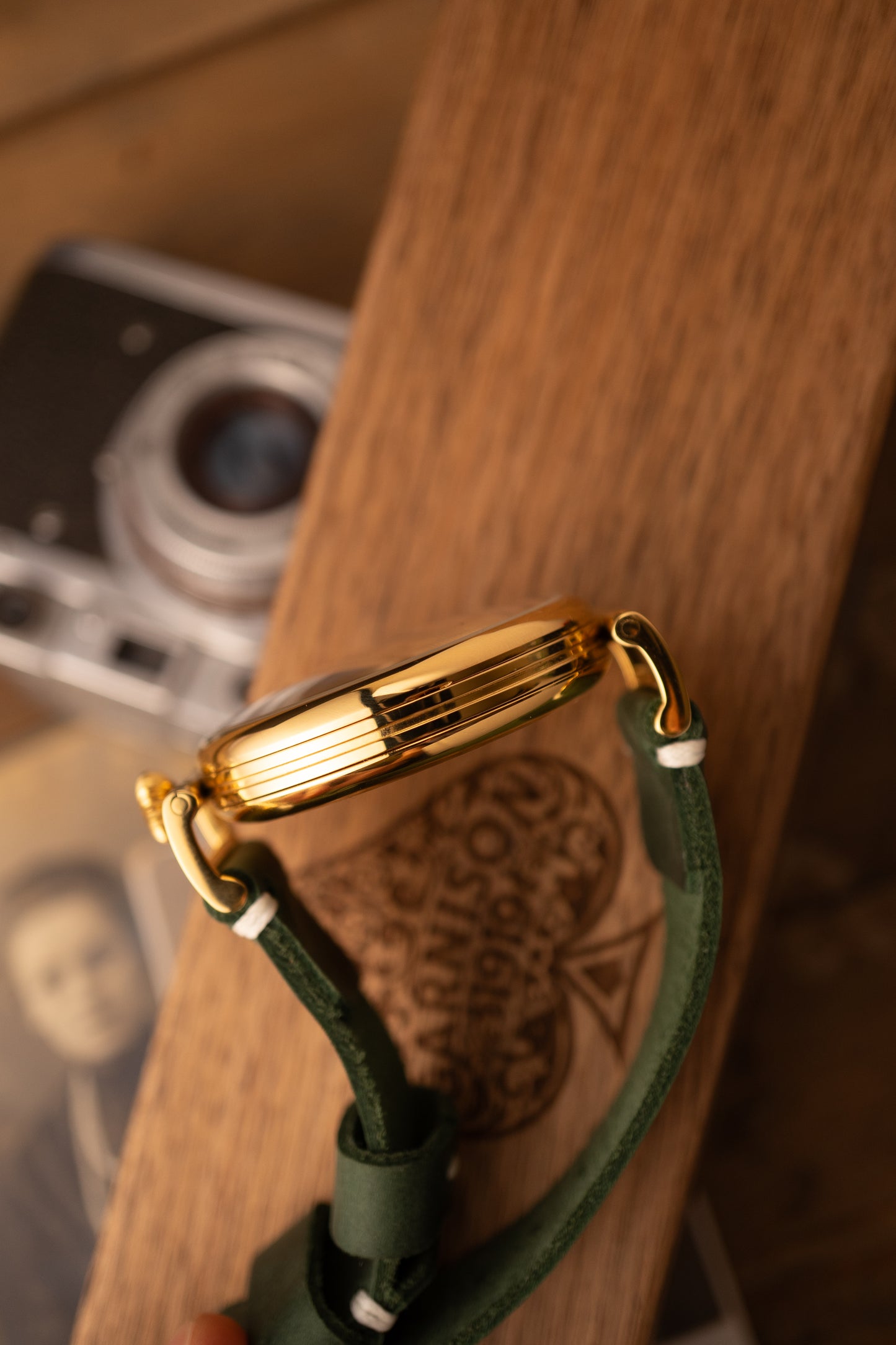 Personalized Hollywood Map Watch Dial Handcrafted Brass Timepiece Inspired by Cinema and Dreams