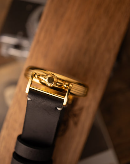 Personalized Mechanical Skeleton Watch – Handmade Dial with Cold Enamel, Crafted for Patriots Who Value Precision