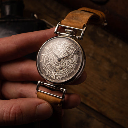 VINTAGE WATCH " Aztec calendar " mechanism 1980s