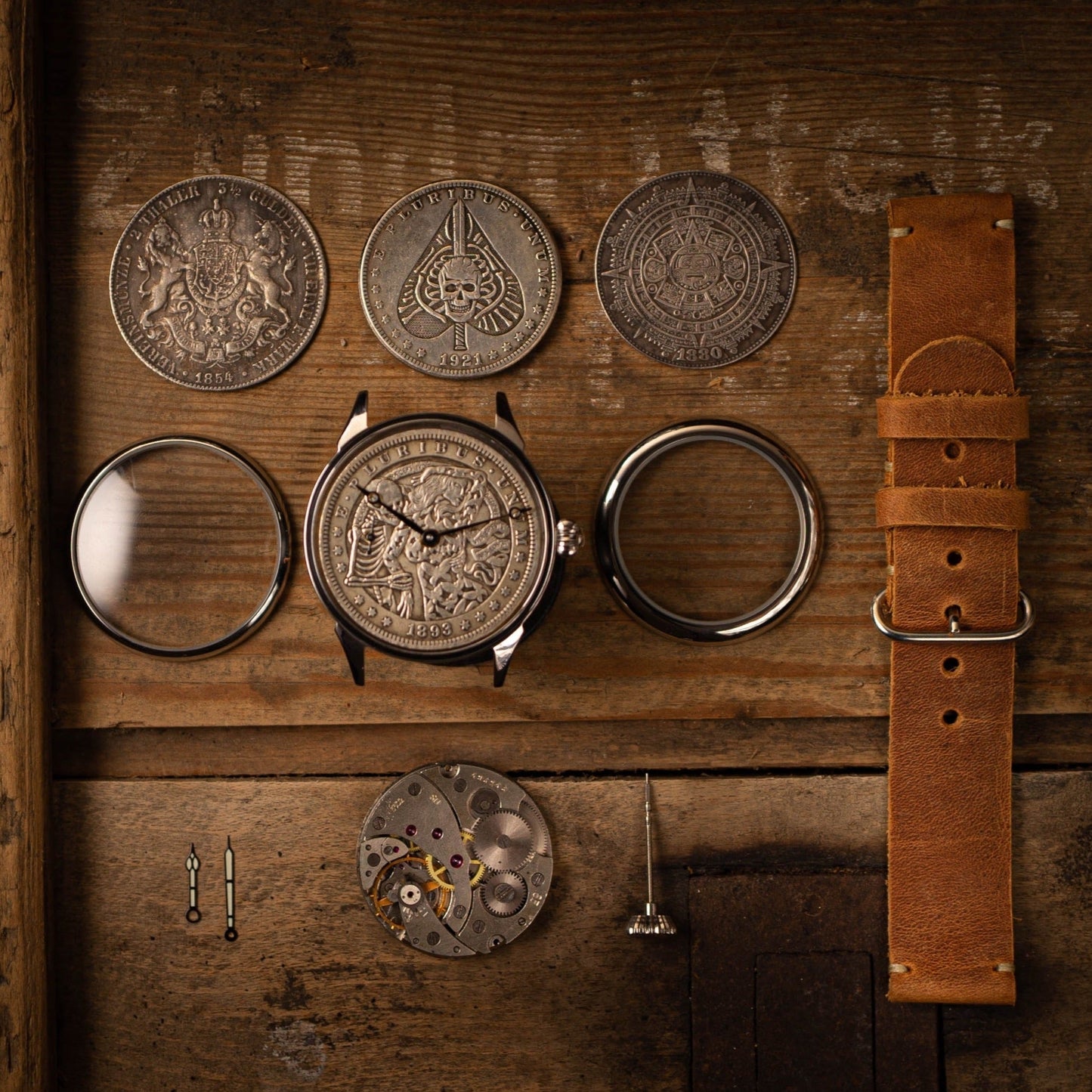 VINTAGE WATCH " Aztec calendar " 1980s