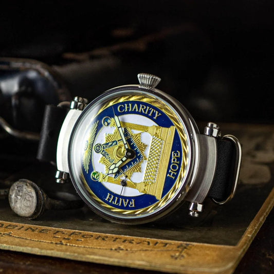 VINTAGE WATCH 1980s '' Masonic watch ''