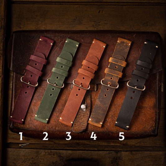 Handmade leather strap